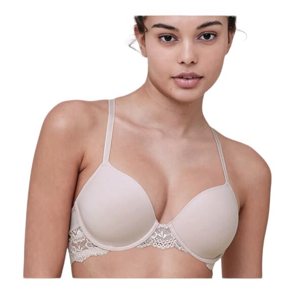 Skarlett Blue T-Shirt Bra Minx Plunge demi size 34C - Picture 1 of 4